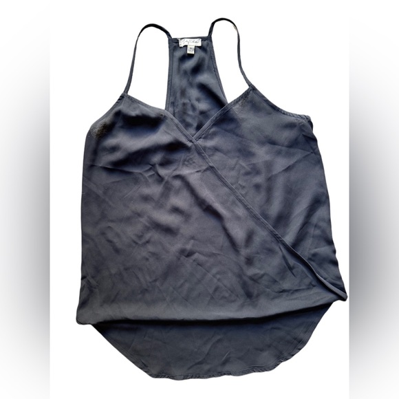 Lily white nordstroms black spaghetti strap tank top flowy size small - Picture 1 of 3